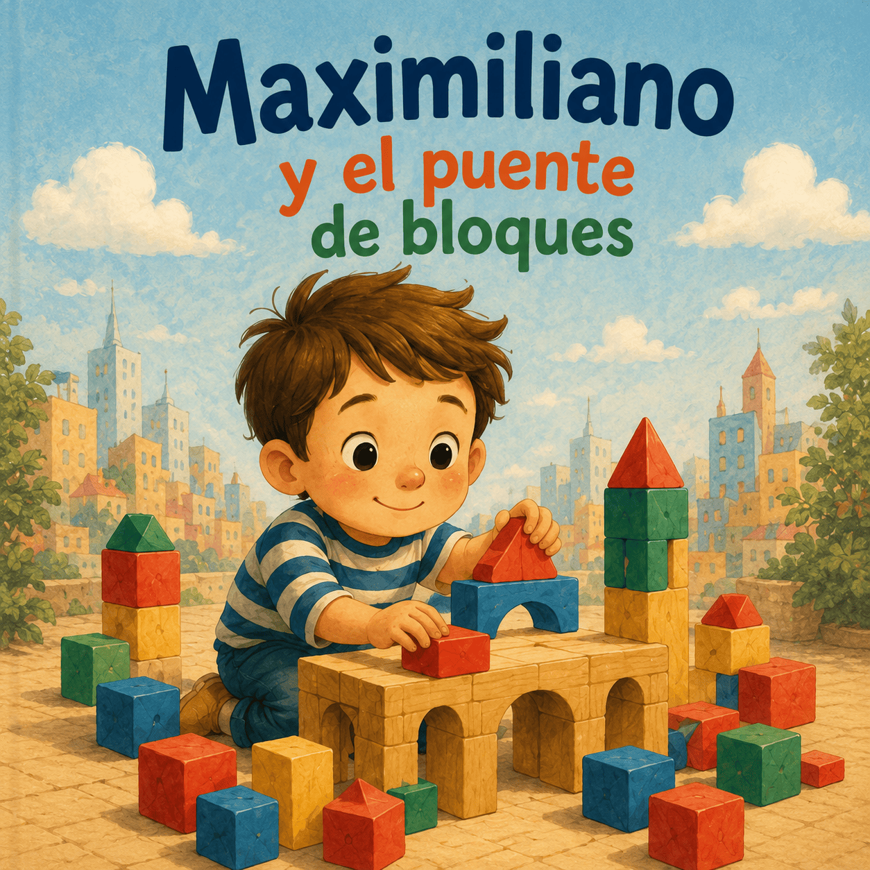 Portada de Maximiliano y el puente de bloques